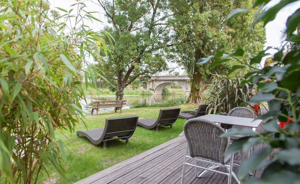 Logis Auberge De La Riviere Les Velluire-sur-Vendee Exterior foto
